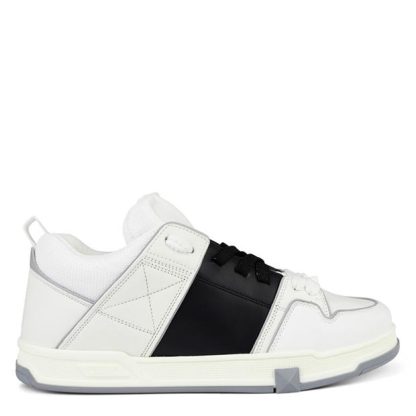 VALENTINO GARAVANI Open Skate Low Trainers Men Chunky Trainers Wht/Blk 6TV for sale