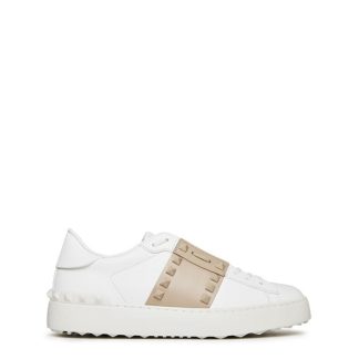 VALENTINO GARAVANI Open Sneakers Women Low Trainers Bianco/Beige for sale