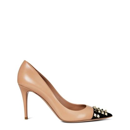 VALENTINO GARAVANI Rockstud Alcove Pump Women Rose/Nero Mk0  for sale