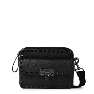 VALENTINO GARAVANI Rockstud Crossbody Bag Unisex Nero  for sale