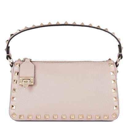 VALENTINO GARAVANI Rockstud Shoulder Bag Women Shoulder Bags Poudre P45 for sale