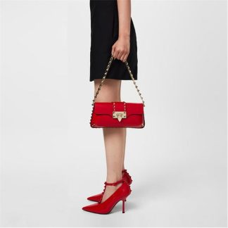 VALENTINO GARAVANI Rockstud Small Shoulder Bag Women Rouge Pur  for sale