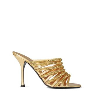 VALENTINO GARAVANI Rockstud Strappy Sandals Women Brass V6n  for sale