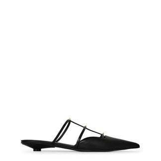 VALENTINO GARAVANI Rockstud Wispy Mules Women Flat Mules Nero for sale