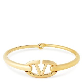 VALENTINO GARAVANI The Bold Edition Vlogo Bangle Women Oro  for sale