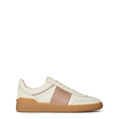 VALENTINO GARAVANI Upvillage Lace-Up Trainers Women Low Trainers Ivory-Rose for sale