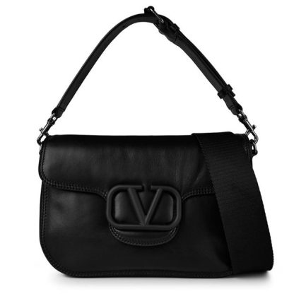 VALENTINO GARAVANI VG Drawstring Bag Sn43 Unisex Black  for sale