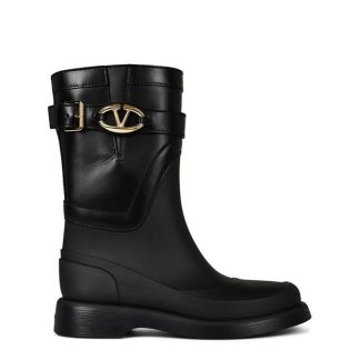 VALENTINO GARAVANI VG Logo Rainboot Ld43 Women Nero  for sale