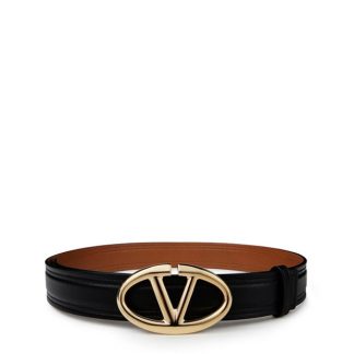 VALENTINO GARAVANI VG Vlogo Belt Ld42 Women Nero Naturale  for sale