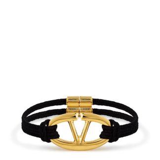 VALENTINO GARAVANI VG Vlogo Moon Ld42 Women Leather Bracelets Nero for sale