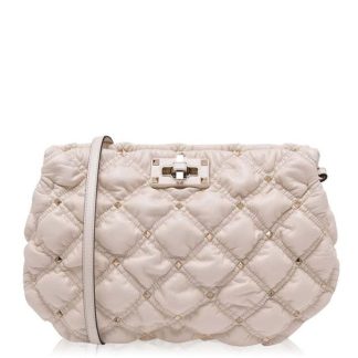 VALENTINO GARAVANI Valenitno Spike Me Clutch Women Ivory I16  for sale