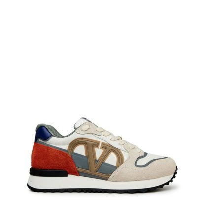 VALENTINO GARAVANI Valentino Vlogo Sneaker 2.0 Men Runners Ghiaccio/Bianco for sale