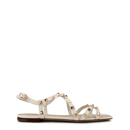 VALENTINO GARAVANI Vg Rockstud Cross Sandals Women Light Ivroy I16  for sale