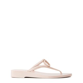 VALENTINO GARAVANI Vlogo Cut-Out Thong Sandals Women Rose Quartz  for sale