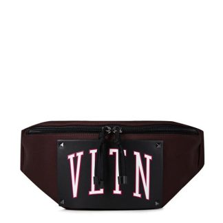 VALENTINO GARAVANI Vltn Beltpack Unisex Bordeaux/Nero  for sale