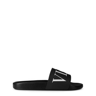 VALENTINO GARAVANI Vltn Sliders Men Pool Shoes Nero/Bianco for sale