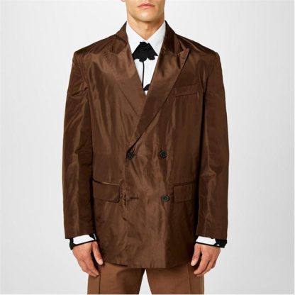 VALENTINO Silk Blazer Men Marrone E04  for sale