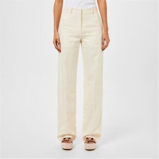 VALENTINO Toile Iconographe Trousers Women Avorio  for sale