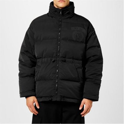 VALENTINO V Crest Down Jacket Men Black  for sale