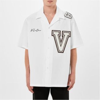 VALENTINO V-Logo Shirt Men White  for sale