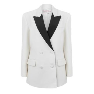 VALENTINO Val Jacket Ld33 Women Ivory/Black  for sale