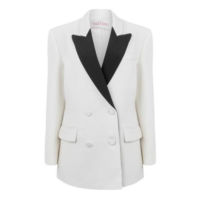 VALENTINO Val Jacket Ld33 Women Ivory/Black  for sale