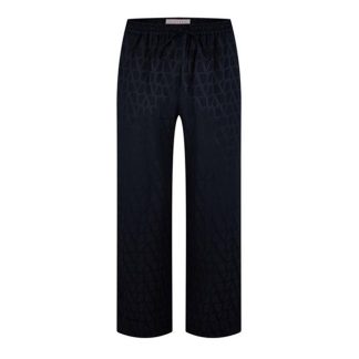 VALENTINO Val Jacq PJ Trousers Ld43 Women Navy  for sale