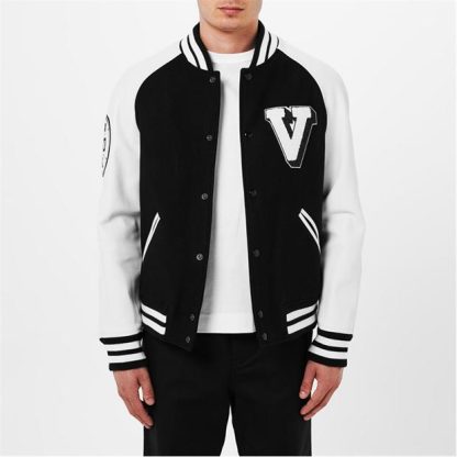 VALENTINO Val Lined Blouson Sn33 Men Nero/Avorio  for sale