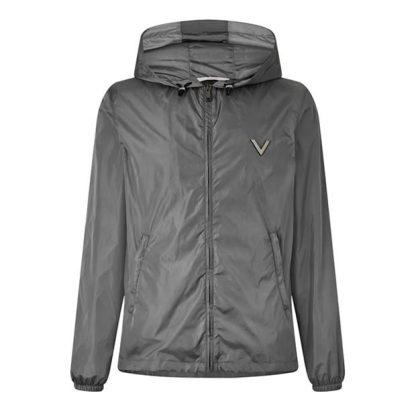 VALENTINO Val Vdetail WindBrkr Sn44 Men Grey  for sale