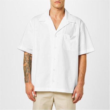 VALENTINO Vlogo Short Sleeve Shirt Men Bianco  for sale