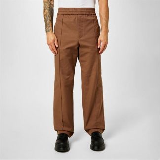 VALENTINO Vlogo Trousers Men Clay  for sale