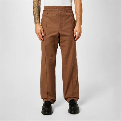 VALENTINO Vlogo Trousers Men Clay  for sale