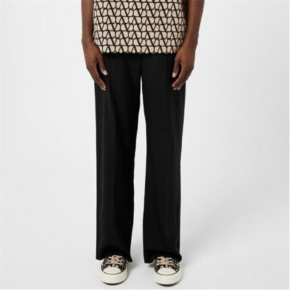 VALENTINO Wool Trousers Men Black  for sale