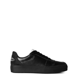 VIVIENNE WESTWOOD Apollo Leather Sneakers Men Low Trainers Black for sale