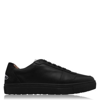 VIVIENNE WESTWOOD Apollo Leather Trainers Men Low Trainers Black for sale