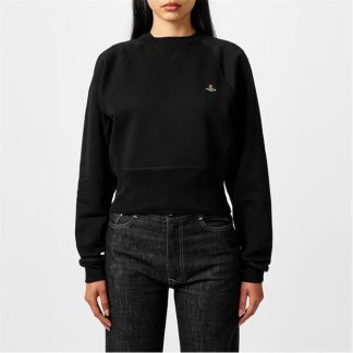 VIVIENNE WESTWOOD Athletic Sweatshirt Women Black N401po  for sale