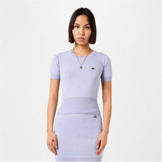 VIVIENNE WESTWOOD Bea Top Women Jumpers Lavender for sale