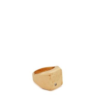 VIVIENNE WESTWOOD Carlo Ring Unisex Gold/White R102  for sale