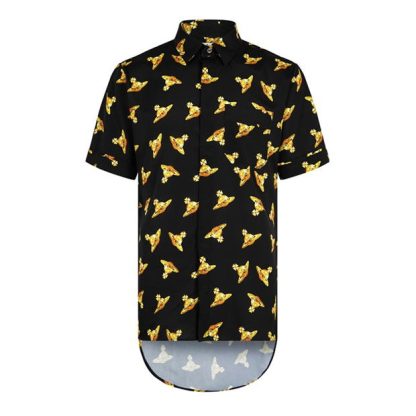 VIVIENNE WESTWOOD Classic Short Sleeve Shirt Men Black  for sale