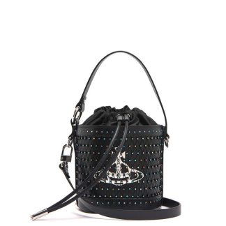 VIVIENNE WESTWOOD Daisy Crystal Bucket Bag Women Black  for sale