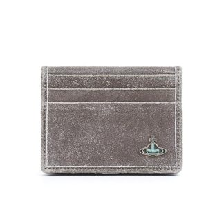 VIVIENNE WESTWOOD Distressed Cardholder Unisex Distressed Grey  for sale