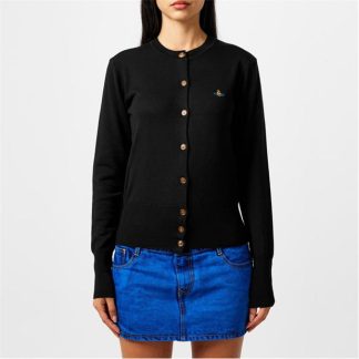 VIVIENNE WESTWOOD Knit Cardigan Women Cardigans Black for sale