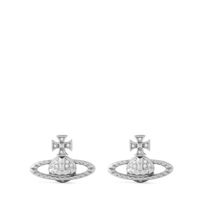 VIVIENNE WESTWOOD Mayfair Bas Relief Earrings Women Earrings Rhodium W110 for sale