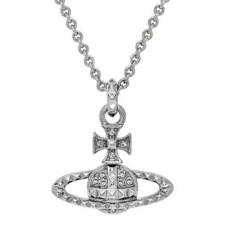 VIVIENNE WESTWOOD Mayfair Necklace Women Pendant Necklaces Rhod/Cryst W110 for sale