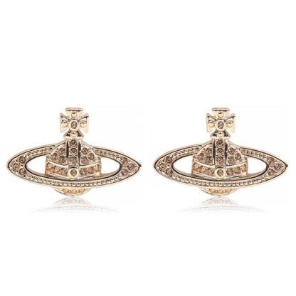 VIVIENNE WESTWOOD Mini Bas Relief Earrings Women Earrings Gold R121 for sale