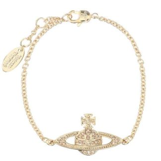 VIVIENNE WESTWOOD Mini Relief Orb Bracelet Women Bracelets Gold R121 for sale