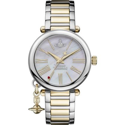 VIVIENNE WESTWOOD Mother Orb Quartz Watch Women Silver/Gold  for sale