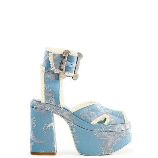 VIVIENNE WESTWOOD Olde London Sandal Women Blue Coral  for sale