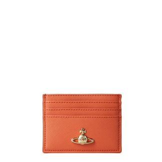 VIVIENNE WESTWOOD Orb Cardholder Women Orange  for sale