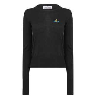 VIVIENNE WESTWOOD Orb Knit Jumper Women Black 099  for sale